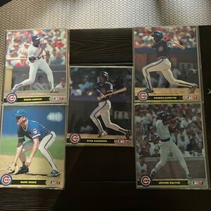 CMC Major League Baseball Action Photos Series No 2 Chicago Cubs 5 photos